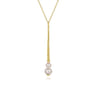 14K Yellow Gold Bujukan Pearl Drop Necklace