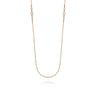 14K Yellow Gold Bujukan Pearl Station Necklace