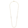14K Yellow Gold Bujukan Pearl Station Necklace