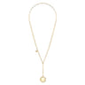 14K Yellow Gold Bujukan Pendant Hollow Chain Necklace