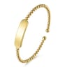 14K Yellow Gold Bujukan Personalized Bangle