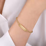 14K Yellow Gold Bujukan Personalized Bangle