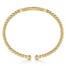 14K Yellow Gold Bujukan Personalized Bangle