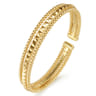14K Yellow Gold Bujukan Pyramid Bangle