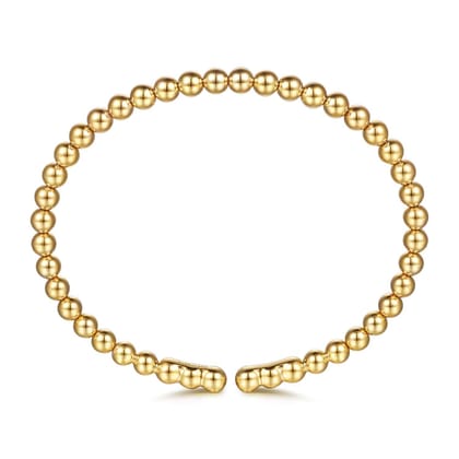 14K Yellow Gold Bujukan Split Bangle Bracelet