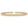 14K Yellow Gold Bujukan Split Bangle Bracelet