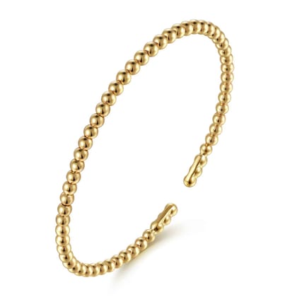 14K Yellow Gold Bujukan Split Bangle Bracelet