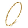 14K Yellow Gold Bujukan Split Bangle Bracelet