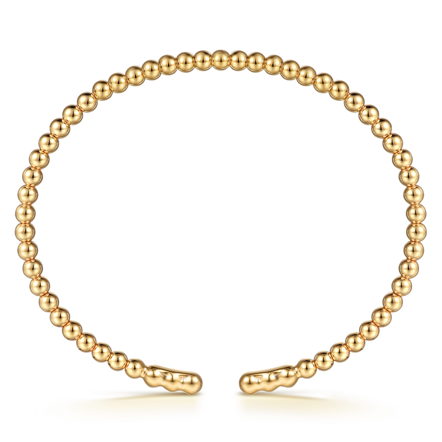 14K Yellow Gold Bujukan Split Bangle Bracelet - Shot 3