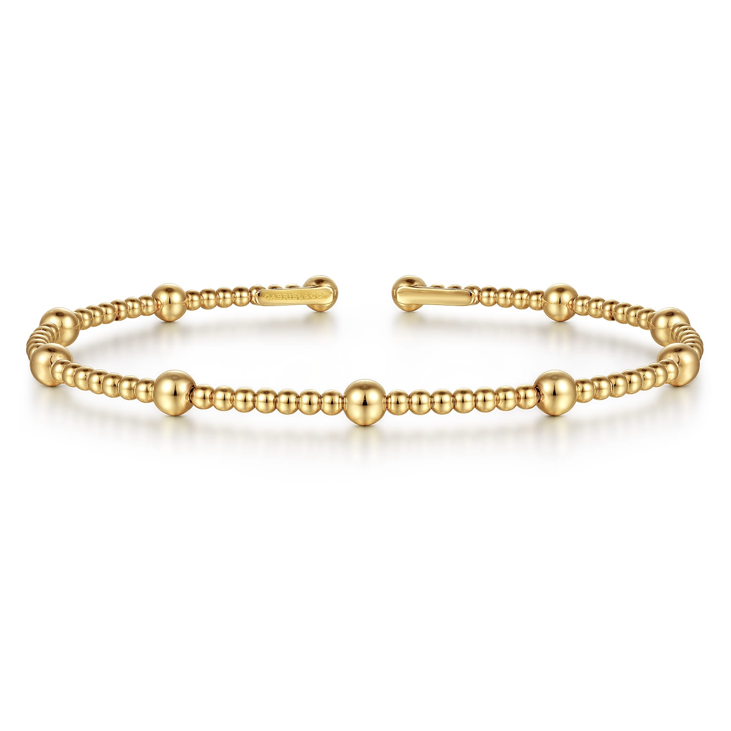 14K Yellow Gold Bujukan Split Bangle - Shot 1