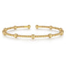 14K Yellow Gold Bujukan Split Bangle