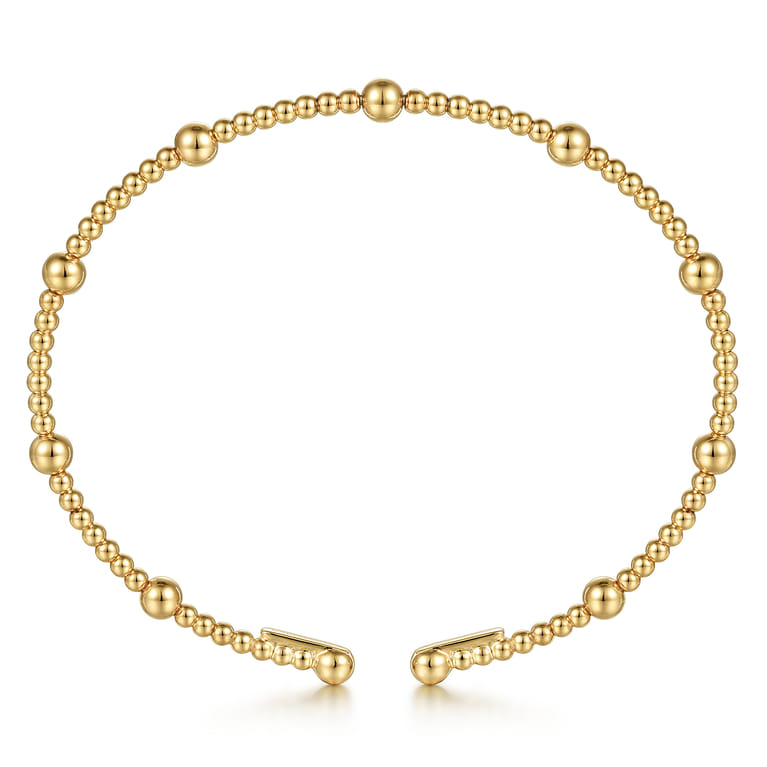 14K Yellow Gold Bujukan Split Bangle - Shot 3