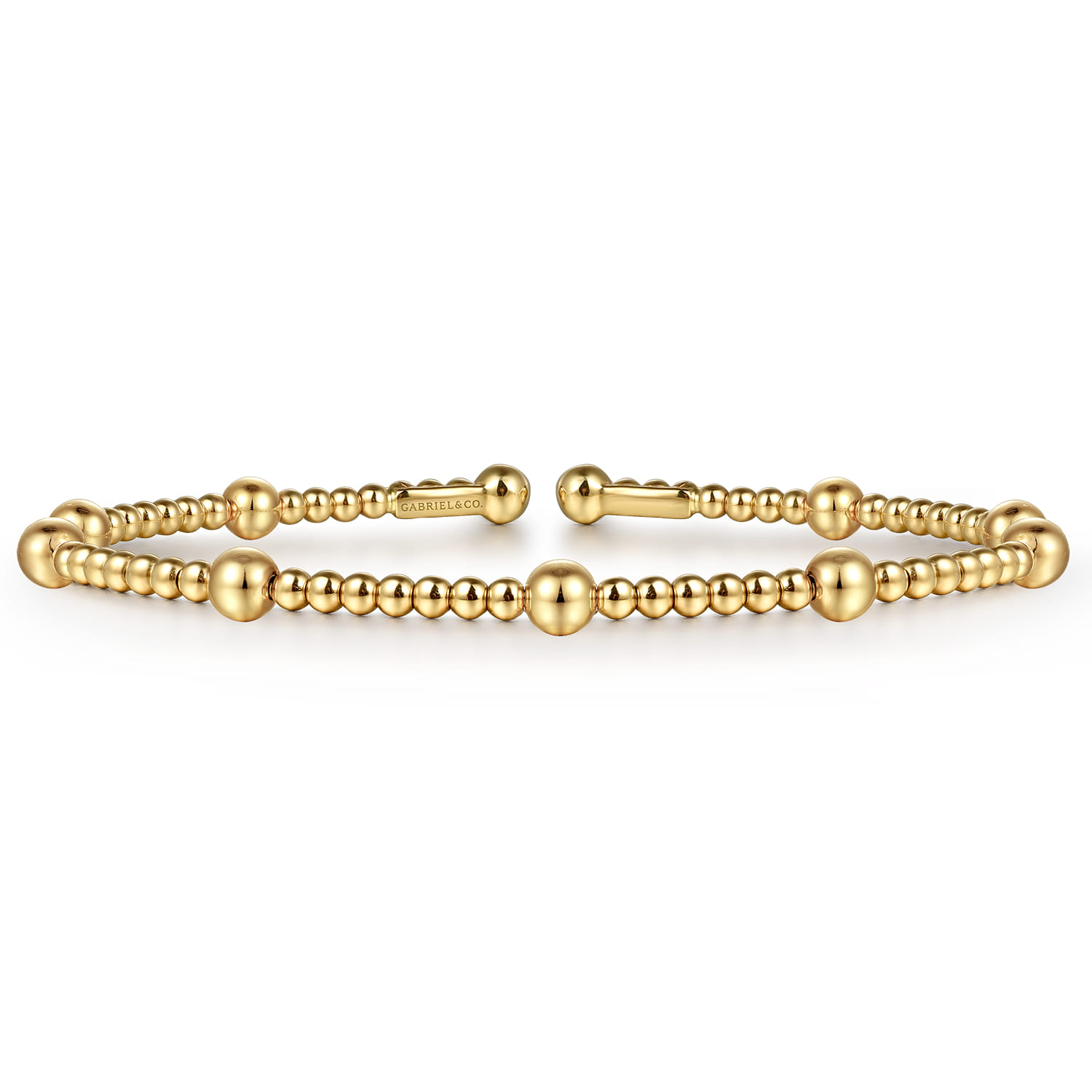 14K Yellow Gold Bujukan Split Bangle - Shot 1