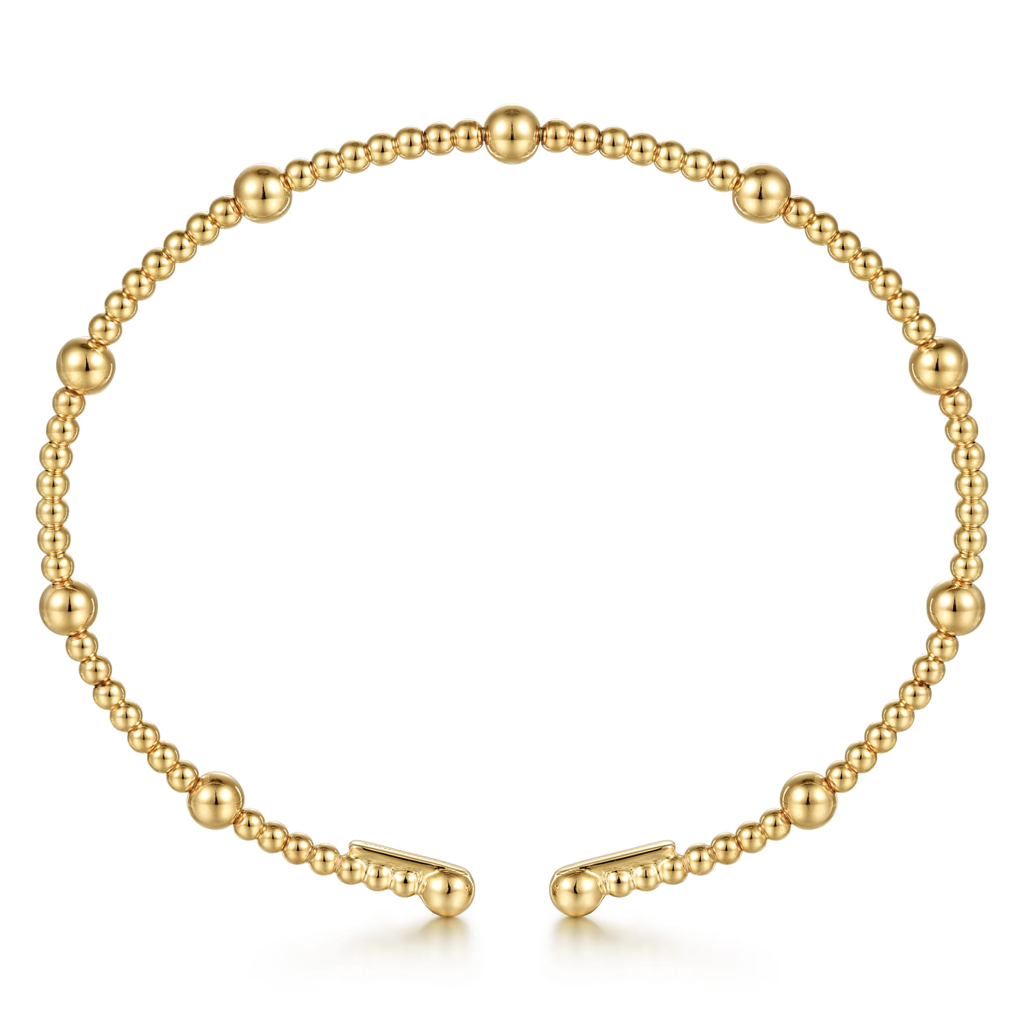 14K Yellow Gold Bujukan Split Bangle - Shot 3