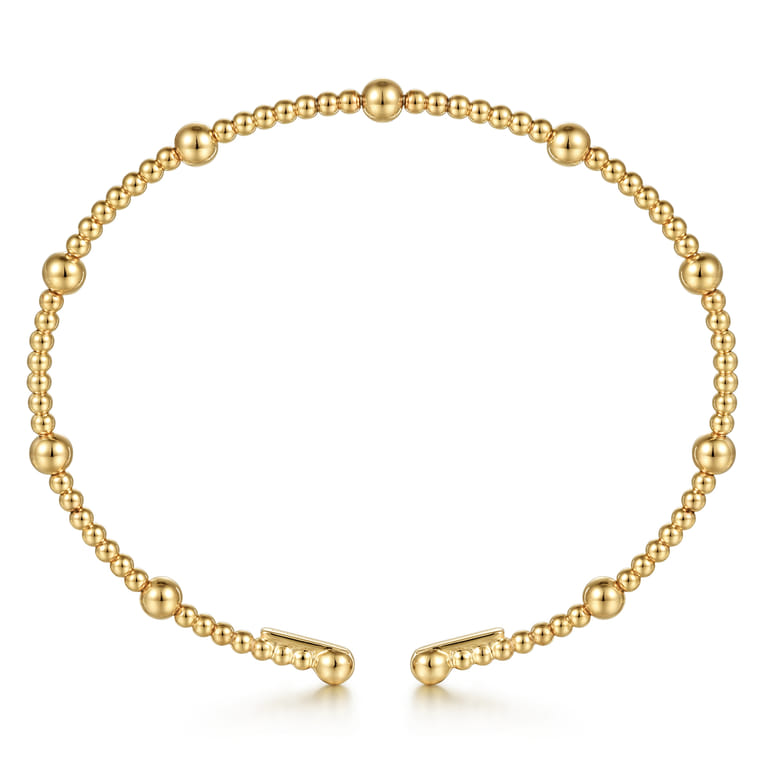 14K Yellow Gold Bujukan Split Bangle - Shot 3