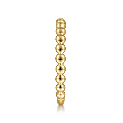 14K Yellow Gold Bujukan Stackable Ring