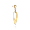 14K Yellow Gold Bujukan Stud Drop Earrings