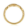 14K Yellow Gold Bujukan Twisted Stackable Ring