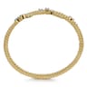 14K Yellow Gold Bujukan Wrap Diamond Bangle - 0.7 ct