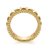 14K Yellow Gold Bujukan and Scallop Cigar Band