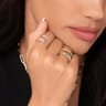 14K Yellow Gold Bujukan and Scallop Cigar Band