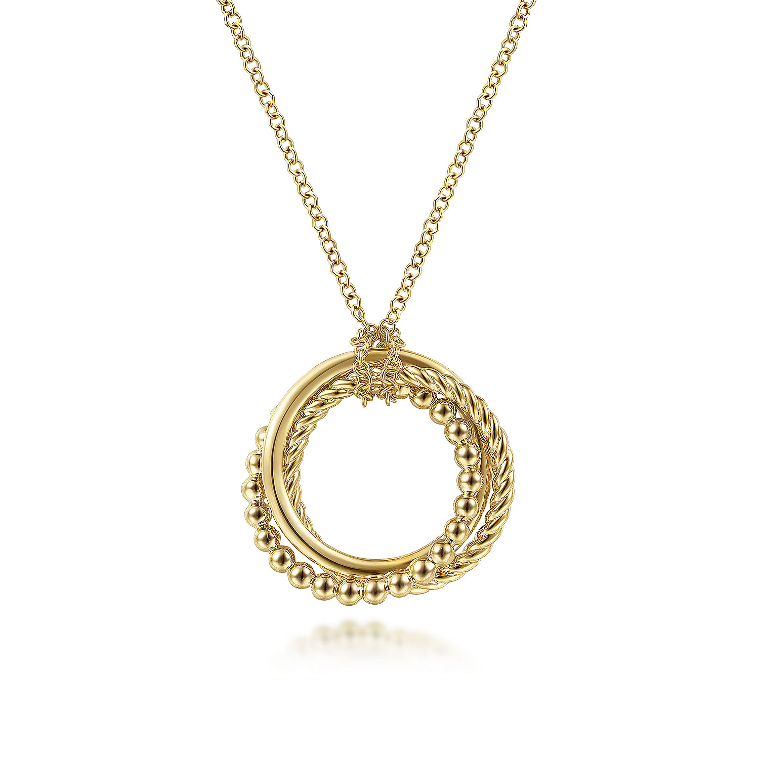 14K-Yellow-Gold-BujukanTwisted-Rope-Multi-Circle-Pendant-Necklace1