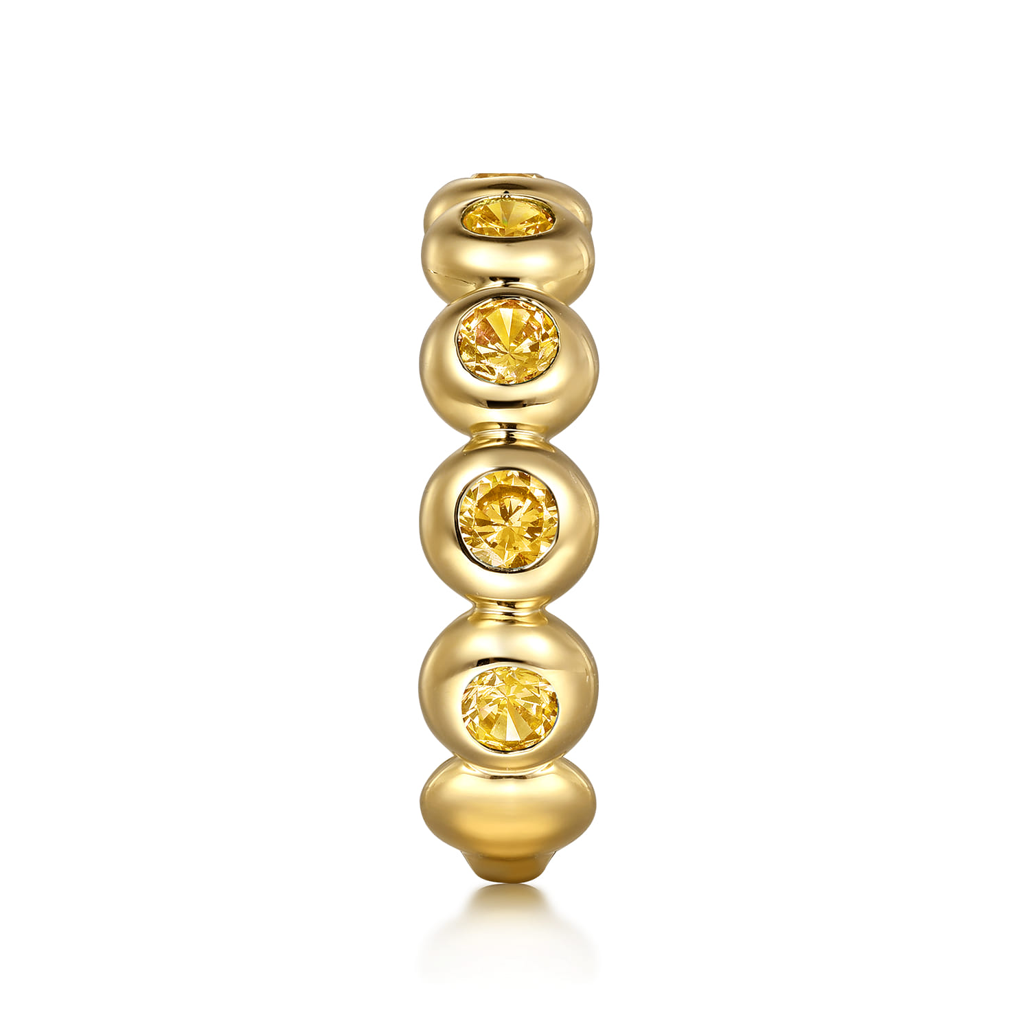14K Yellow Gold CT - Citrine Ladies Ring - Shot 4