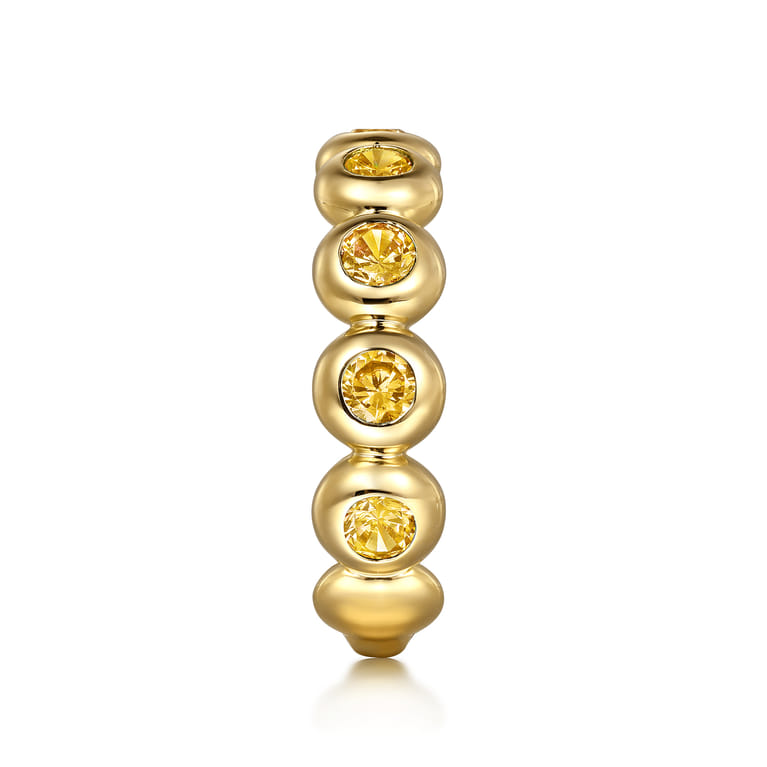 14K Yellow Gold CT - Citrine Ladies Ring - Shot 4