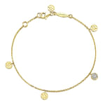 14K-Yellow-Gold-Chain-Bracelet-with-Hammered-and-Pave-Diamond-Discs1