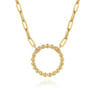 14K Yellow Gold Chain Necklace-Bujukan