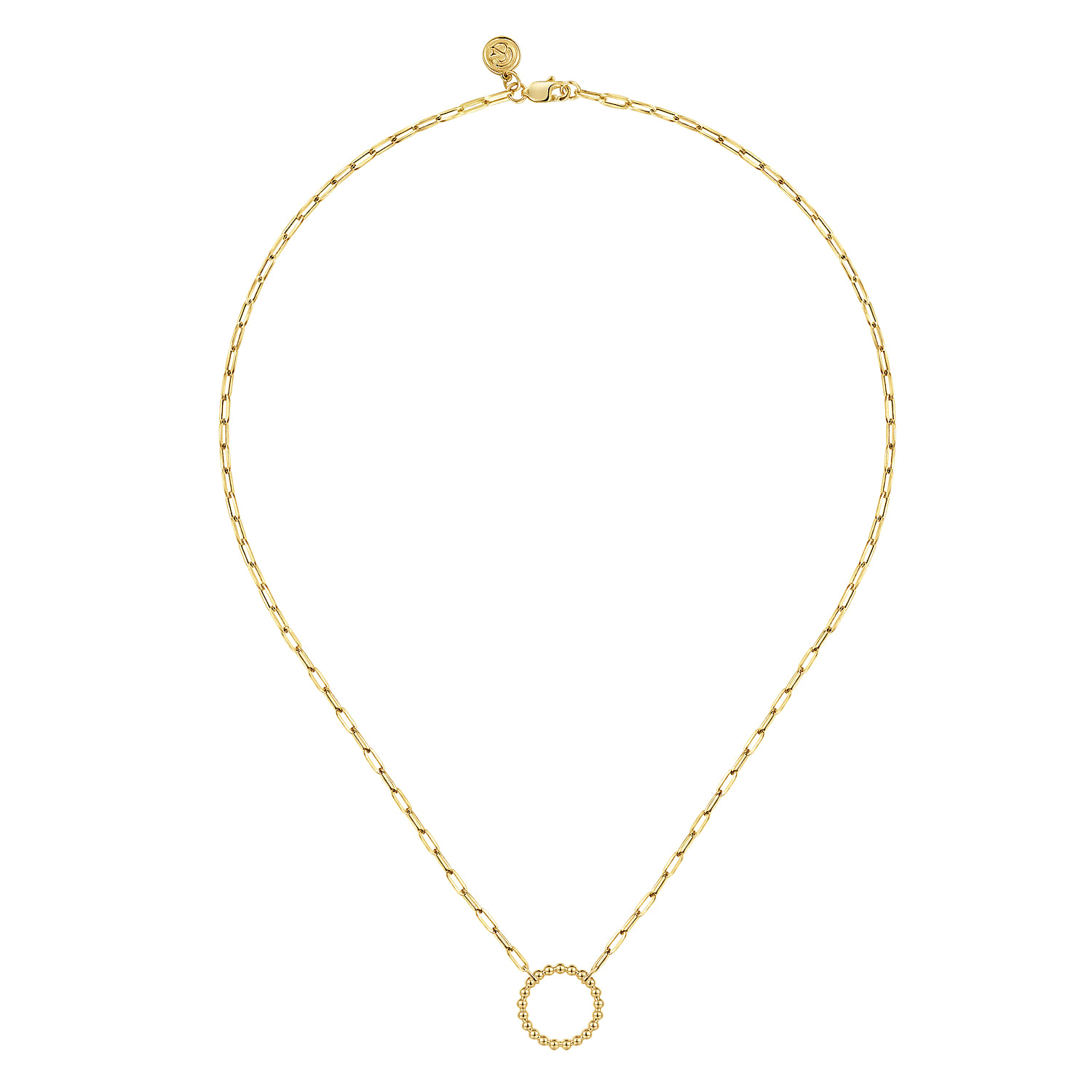 14K Yellow Gold Chain Necklace-Bujukan