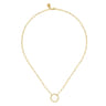 14K Yellow Gold Chain Necklace-Bujukan
