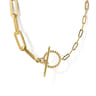 14K Yellow Gold Chain Necklace with Bujukan Toggle