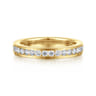 Straight Wedding Ring in 14k Yellow Gold with  Natural Diamond at Gabriel & Co.