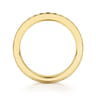 Straight Wedding Ring in 14k Yellow Gold with  Natural Diamond at Gabriel & Co.