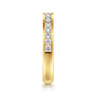 Straight Wedding Ring in 14k Yellow Gold with  Natural Diamond at Gabriel & Co.