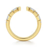 Open Ring Wedding Ring in 14k Yellow Gold with Baguette Natural Diamond at Gabriel & Co.