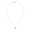 14K Yellow Gold Citrine Bujukan Pendant Necklace