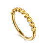 14K Yellow Gold Citrine Stackable Ring