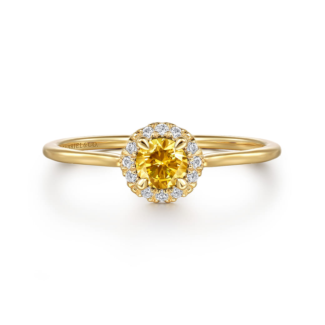 14k Yellow Gold Classic Color [Ring SKU LR51264Y45CT
