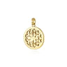 14K Yellow Gold Compass Pendant with Diamond - 0.11 ct