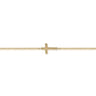 14K Yellow Gold Cross Bracelet-Bujukan