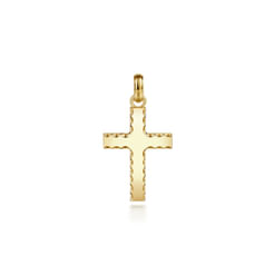 14K-Yellow-Gold-Cross-Pendant-with-Beveled-Trim1