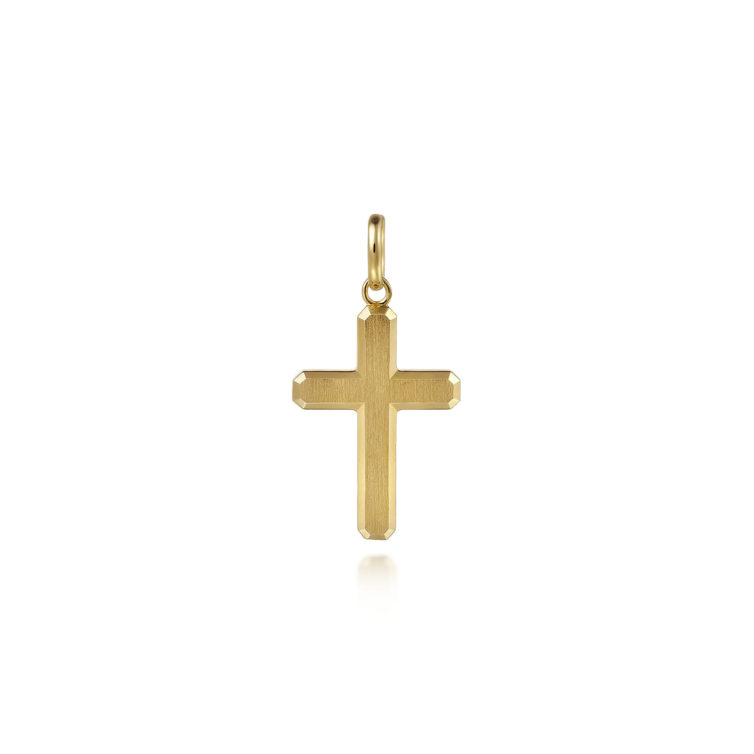 14K Yellow Gold Cross Pendant