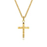 14K Yellow Gold Cross Pendant