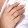 14K Yellow Gold Crown Bujukan Stackable Ring