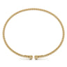 14K Yellow Gold Cuff Bangle Bracelet-Bujukan