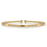 14K Yellow Gold Cuff Bangle Bracelet-Bujukan