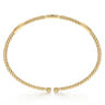 14K Yellow Gold Cuff Bangle Bracelet-Bujukan