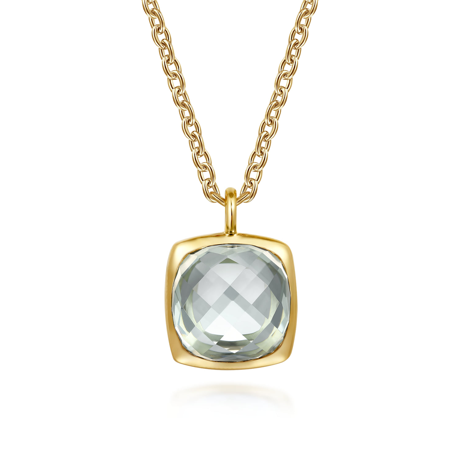 14k Yellow Gold Pendant Color Necklace. SKU: NK7469Y4JGA | Gabriel
